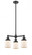 Bell - 3 Light - 19 inch - Oil Rubbed Bronze - Stem Hung - Chandelier (3442|207-OB-G51)