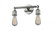 Bare Bulb - 2 Light - 11 inch - Polished Nickel - Adjustable Bath Vanity Light (3442|208-PN)
