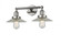 Halophane - 2 Light - 18 inch - Polished Nickel - Adjustable Bath Vanity Light (3442|208-PN-G2)