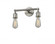 Bare Bulb - 2 Light - 11 inch - Brushed Satin Nickel - Adjustable Bath Vanity Light (3442|208-SN)