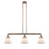 Cone - 3 Light - 40 inch - Antique Copper - Stem Hung - Adjustable Island Light (3442|213-AC-G41)