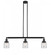 Bell - 3 Light - 38 inch - Oil Rubbed Bronze - Stem Hung - Island Light (3442|213-OB-G52)