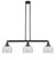 Bell - 3 Light - 41 inch - Oil Rubbed Bronze - Stem Hung - Adjustable Island Light (3442|213-OB-G72)