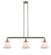 Cone - 3 Light - 40 inch - Brushed Satin Nickel - Stem Hung - Adjustable Island Light (3442|213-SN-G41)