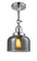 Bell - 1 Light - 8 inch - Polished Chrome - Adjustable Semi-Flush Mount (3442|201F-PC-G73)