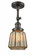 Chatham - 1 Light - 7 inch - Oil Rubbed Bronze - Adjustable Semi-Flush Mount (3442|201F-OB-G146)