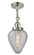 Geneseo - 1 Light - 7 inch - Polished Nickel - Adjustable Semi-Flush Mount (3442|201F-PN-G165)