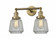 Chatham - 2 Light - 16 inch - Brushed Brass - Adjustable Bath Vanity Light (3442|208-BB-G142)