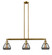 Fulton - 3 Light - 39 inch - Brushed Brass - Stem Hung - Adjustable Island Light (3442|213-BB-G173)