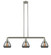 Fulton - 3 Light - 39 inch - Brushed Satin Nickel - Stem Hung - Adjustable Island Light (3442|213-SN-G173)