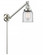 Bell - 1 Light - 8 inch - Brushed Satin Nickel -Adjustable Swing Arm (3442|237-SN-G52)
