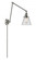 Cone - 1 Light - 8 inch - Brushed Satin Nickel -Adjustable Swing Arm (3442|238-SN-G62)