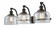 Bell - 3 Light - 28 inch - Oil Rubbed Bronze - Adjustable Bath Vanity Light (3442|515-3W-OB-G72)