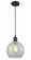 Athens - 1 Light - 8 inch - Oil Rubbed Bronze - Cord hung - Mini Pendant (3442|516-1P-OB-G122)
