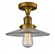 Halophane - 1 Light - 9 inch - Brushed Brass - Semi-Flush Mount (3442|517-1CH-BB-G2)