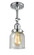 Bell - 1 Light - 5 inch - Polished Chrome - Adjustable Semi-Flush Mount (3442|201F-PC-G54)