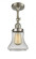 Bellmont - 1 Light - 6 inch - Brushed Satin Nickel - Adjustable Semi-Flush Mount (3442|201F-SN-G194)