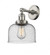 Bell - 1 Light - 8 inch - Brushed Satin Nickel - Adjustable Sconce (3442|203-SN-G74)
