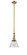 Cone - 1 Light - 8 inch - Brushed Brass - Stem Hung - Adjustable Mini Pendant (3442|206-BB-G44)