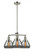 Fulton - 3 Light - 22 inch - Polished Nickel - Stem Hung - Chandelier (3442|207-PN-G173)