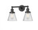 Cone - 2 Light - 16 inch - Oil Rubbed Bronze - Adjustable Bath Vanity Light (3442|208-OB-G64)
