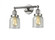 Bell - 2 Light - 16 inch - Polished Nickel - Adjustable Bath Vanity Light (3442|208-PN-G54)