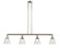 Cone - 4 Light - 51 inch - Polished Nickel - Stem Hung - Adjustable Island Light (3442|214-PN-G64)