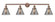 Cone - 4 Light - 44 inch - Antique Copper - Adjustable Bath Vanity Light (3442|215-AC-G43)