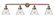 Cone - 4 Light - 44 inch - Antique Copper - Adjustable Bath Vanity Light (3442|215-AC-G44)