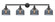Bell - 4 Light - 44 inch - Oil Rubbed Bronze - Adjustable Bath Vanity Light (3442|215-OB-G73)