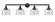 Bell - 4 Light - 44 inch - Oil Rubbed Bronze - Adjustable Bath Vanity Light (3442|215-OB-G74)