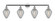 Geneseo - 4 Light - 43 inch - Polished Chrome - Adjustable Bath Vanity Light (3442|215-PC-G165)