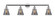 Cone - 4 Light - 42 inch - Polished Chrome - Adjustable Bath Vanity Light (3442|215-PC-G63)