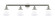 Cone - 4 Light - 42 inch - Polished Nickel - Adjustable Bath Vanity Light (3442|215-PN-G61)