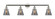 Cone - 4 Light - 42 inch - Polished Nickel - Adjustable Bath Vanity Light (3442|215-PN-G63)