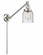 Bell - 1 Light - 8 inch - Brushed Satin Nickel -Adjustable Swing Arm (3442|237-SN-G54)