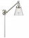 Cone - 1 Light - 8 inch - Brushed Satin Nickel -Adjustable Swing Arm (3442|237-SN-G64)