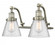 Cone - 2 Light - 18 inch - Brushed Satin Nickel - Adjustable Bath Vanity Light (3442|515-2W-SN-G64)