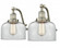 Bell - 2 Light - 18 inch - Brushed Satin Nickel - Adjustable Bath Vanity Light (3442|515-2W-SN-G72)