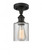 Cobbleskill - 1 Light - 5 inch - Oil Rubbed Bronze - Semi-Flush Mount (3442|516-1C-OB-G112)
