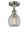 Belfast - 1 Light - 6 inch - Brushed Satin Nickel - Semi-Flush Mount (3442|516-1C-SN-G105)
