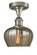 Fenton - 1 Light - 7 inch - Brushed Satin Nickel - Semi-Flush Mount (3442|516-1C-SN-G96)