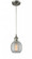 Belfast - 1 Light - 6 inch - Brushed Satin Nickel - Cord hung - Mini Pendant (3442|516-1P-SN-G105)
