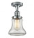Bellmont - 1 Light - 6 inch - Polished Chrome - Semi-Flush Mount (3442|517-1CH-PC-G192)
