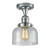 Bell - 1 Light - 8 inch - Polished Chrome - Semi-Flush Mount (3442|517-1CH-PC-G74)