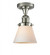 Cone - 1 Light - 7 inch - Polished Nickel - Semi-Flush Mount (3442|517-1CH-PN-G61)