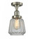 Chatham - 1 Light - 7 inch - Brushed Satin Nickel - Semi-Flush Mount (3442|517-1CH-SN-G142)