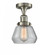 Fulton - 1 Light - 7 inch - Brushed Satin Nickel - Semi-Flush Mount (3442|517-1CH-SN-G172)