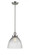 Seneca Falls - 1 Light - 10 inch - Brushed Satin Nickel - Stem Hung - Mini Pendant (3442|201S-SN-G222)