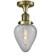 Geneseo - 1 Light - 7 inch - Antique Brass - Semi-Flush Mount (3442|517-1CH-AB-G165)